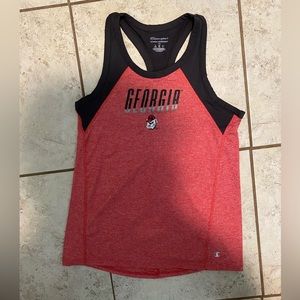 CHAMPION | Georgia Bulldog Sport Tank Top Size XS